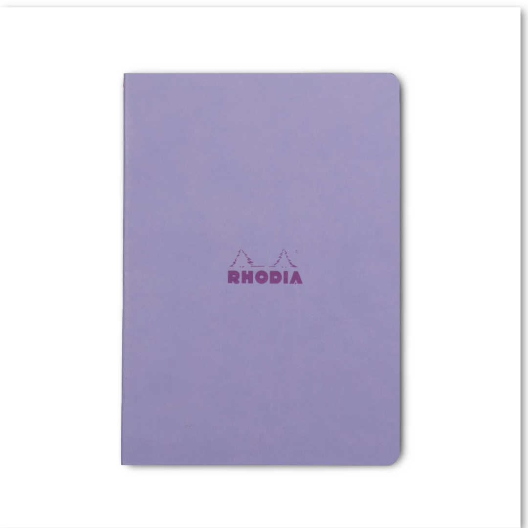 Rhodia Sewn Spine Dot Grid Notebook - A5: TANGERINE