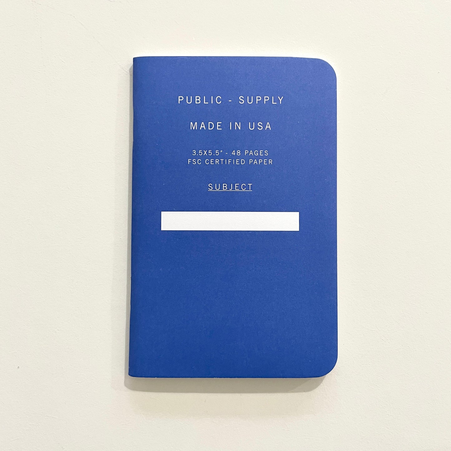 Public Supply Pocket Notebook - Lined
