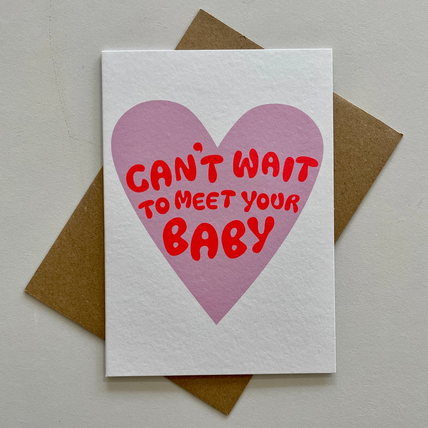 Can't Wait To Meet Your Baby Greeting Card
