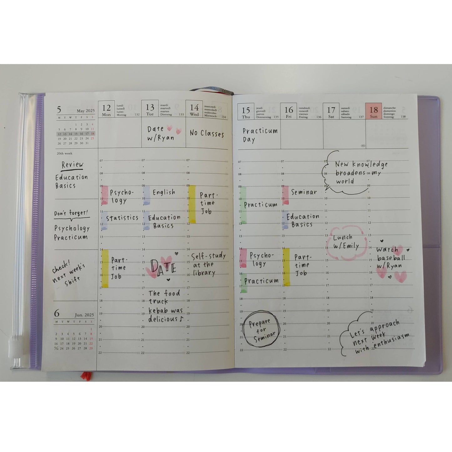 Weekly Vertical Planner 2026-16months A6 Storage.it: Silver