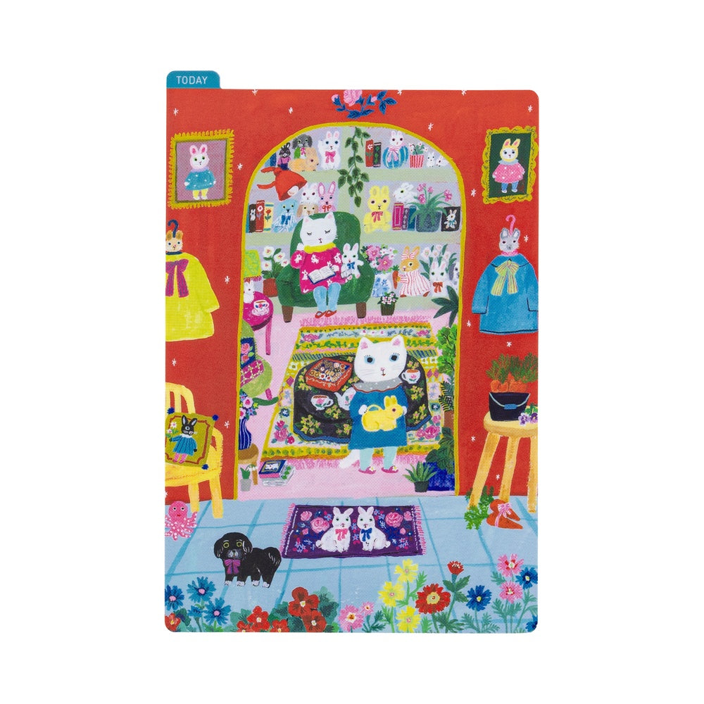 Hobonichi A6 Pencil Board: Yumi Kitagishi: In The Room