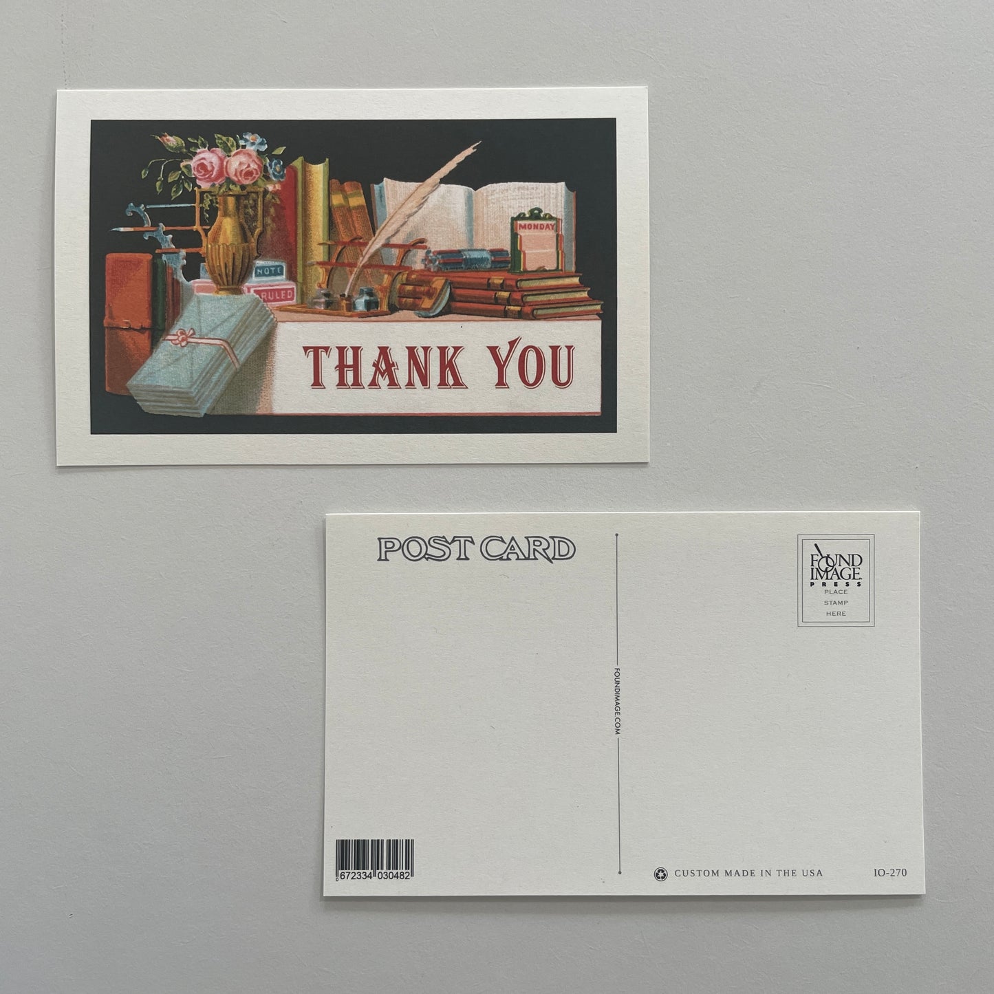 Thank You Desk Postcard