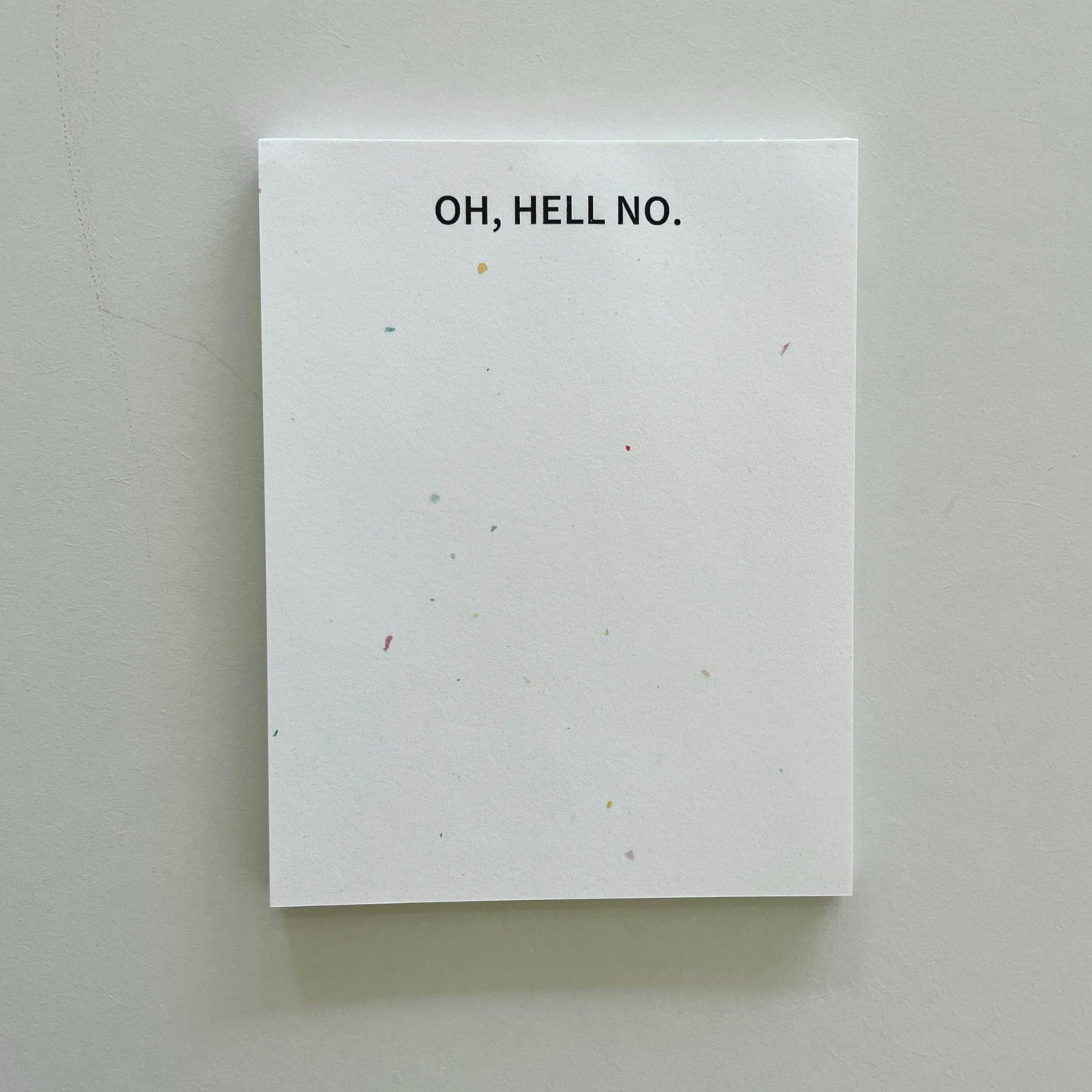 Oh Hell No Notepad