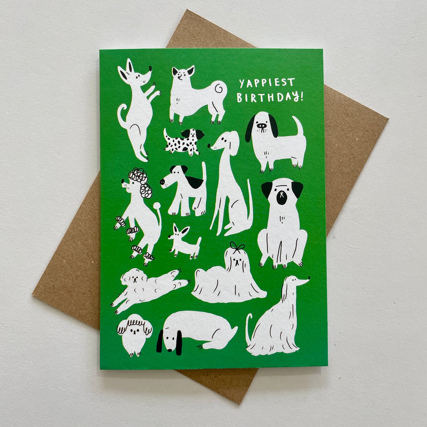 Yappiest Birthday Dog Greeting Card