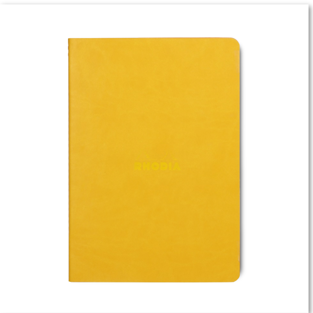 Rhodia Sewn Spine Dot Grid Notebook - A5: TANGERINE