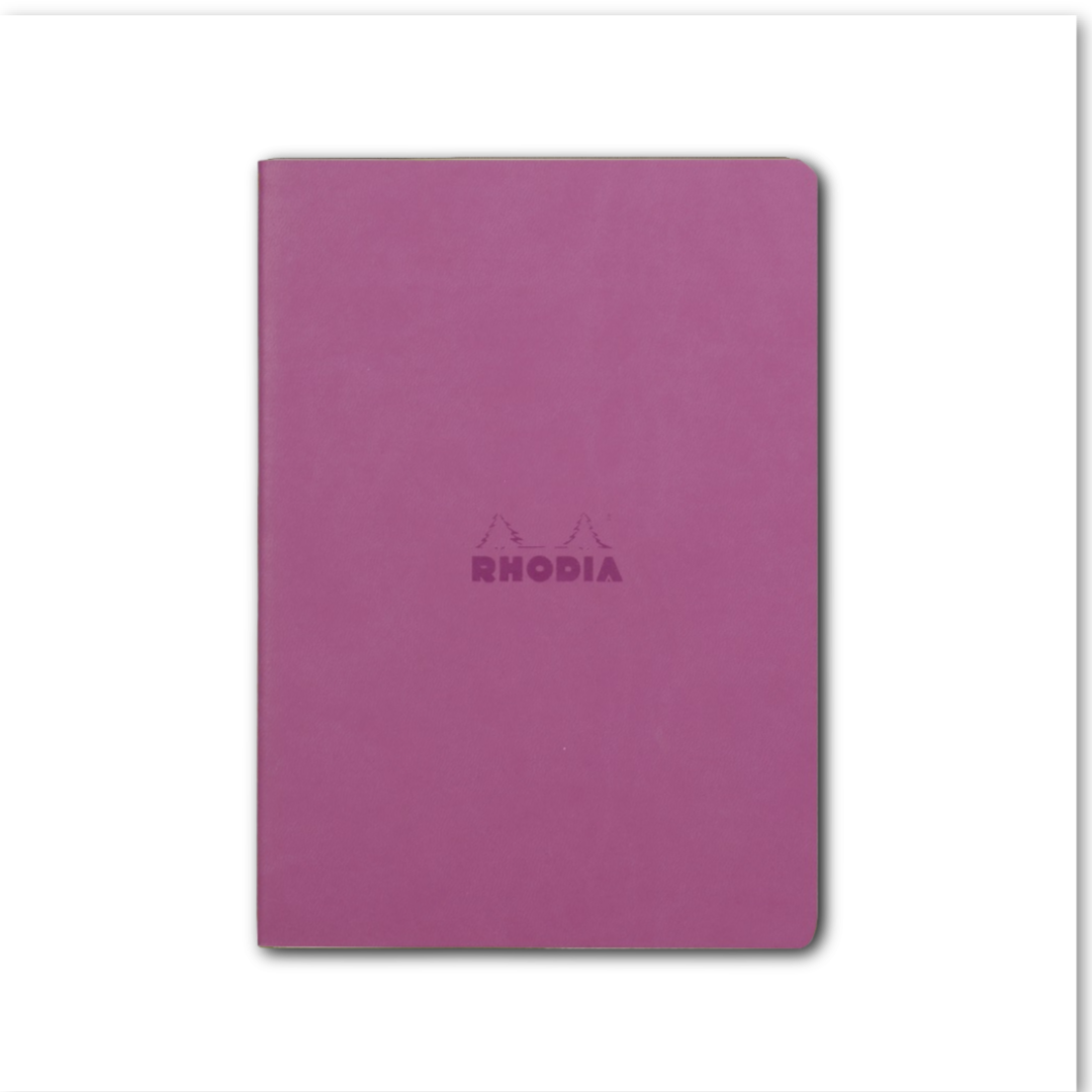 Rhodia Sewn Spine Dot Grid Notebook - A5: TANGERINE