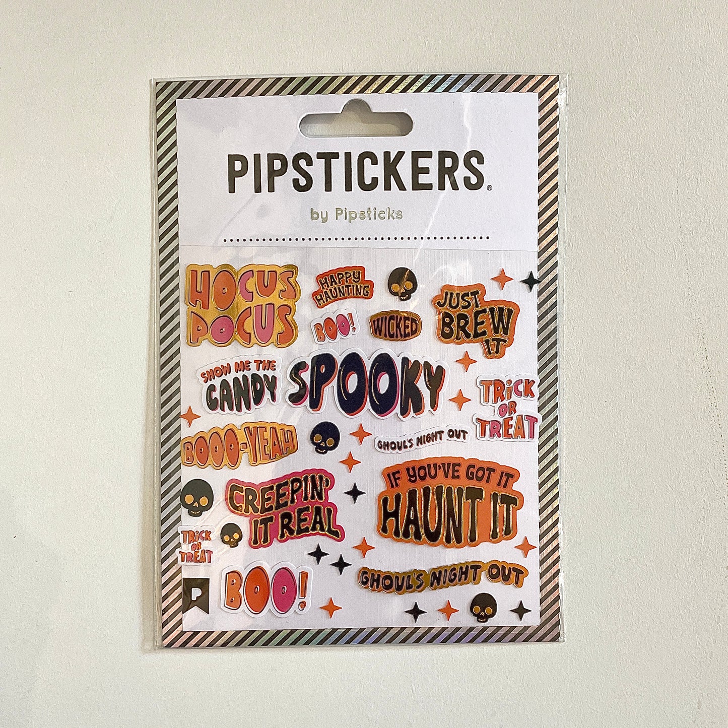Creepy Catchphrases Pipstickers