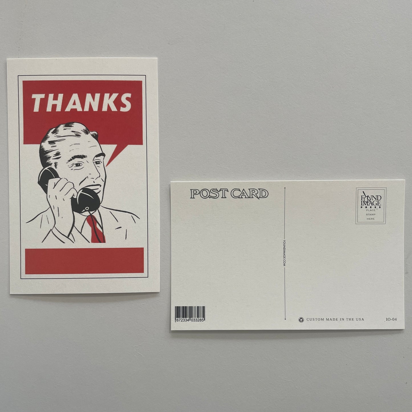 Thanks Phone Postcard