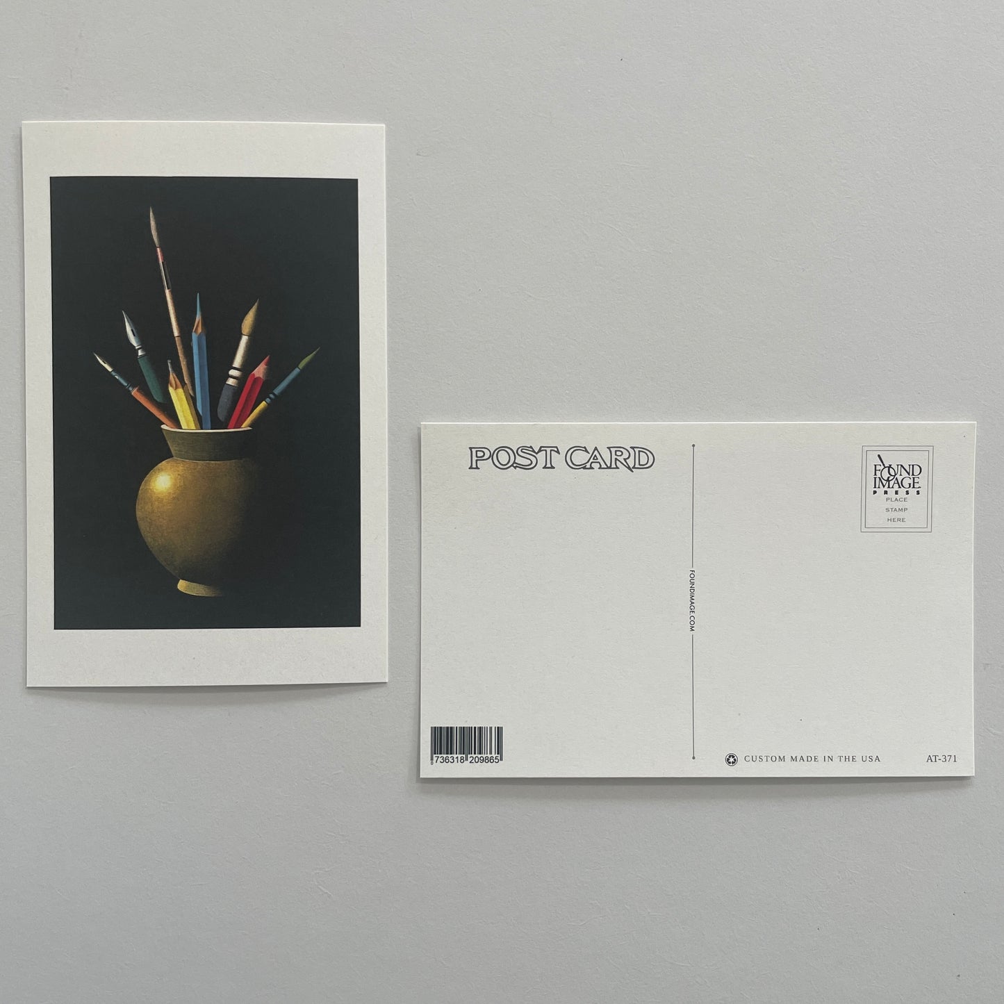 Art Supplies Postcard