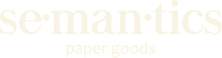 Semantics Paper Goods