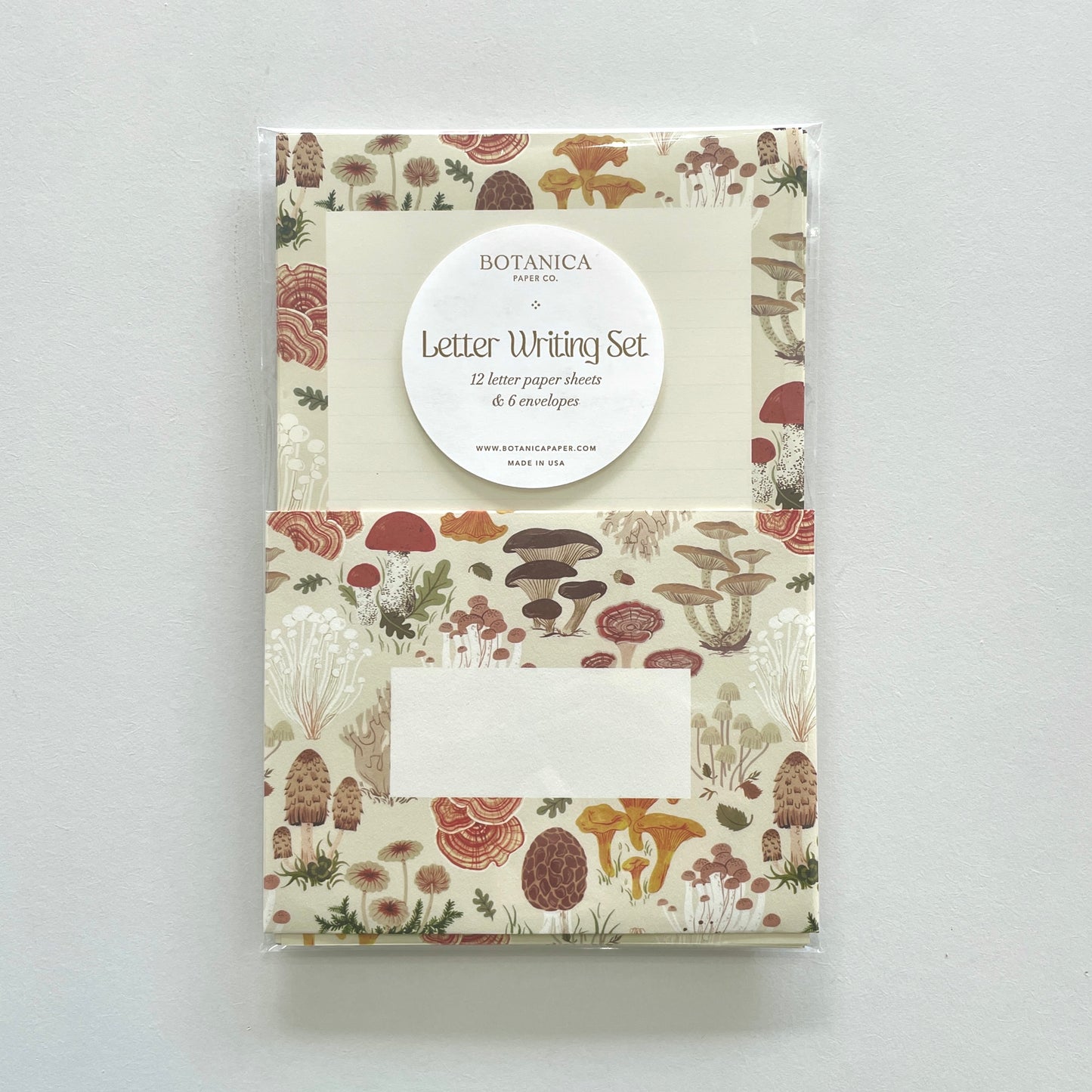 Mushrooms Letter Writing Set