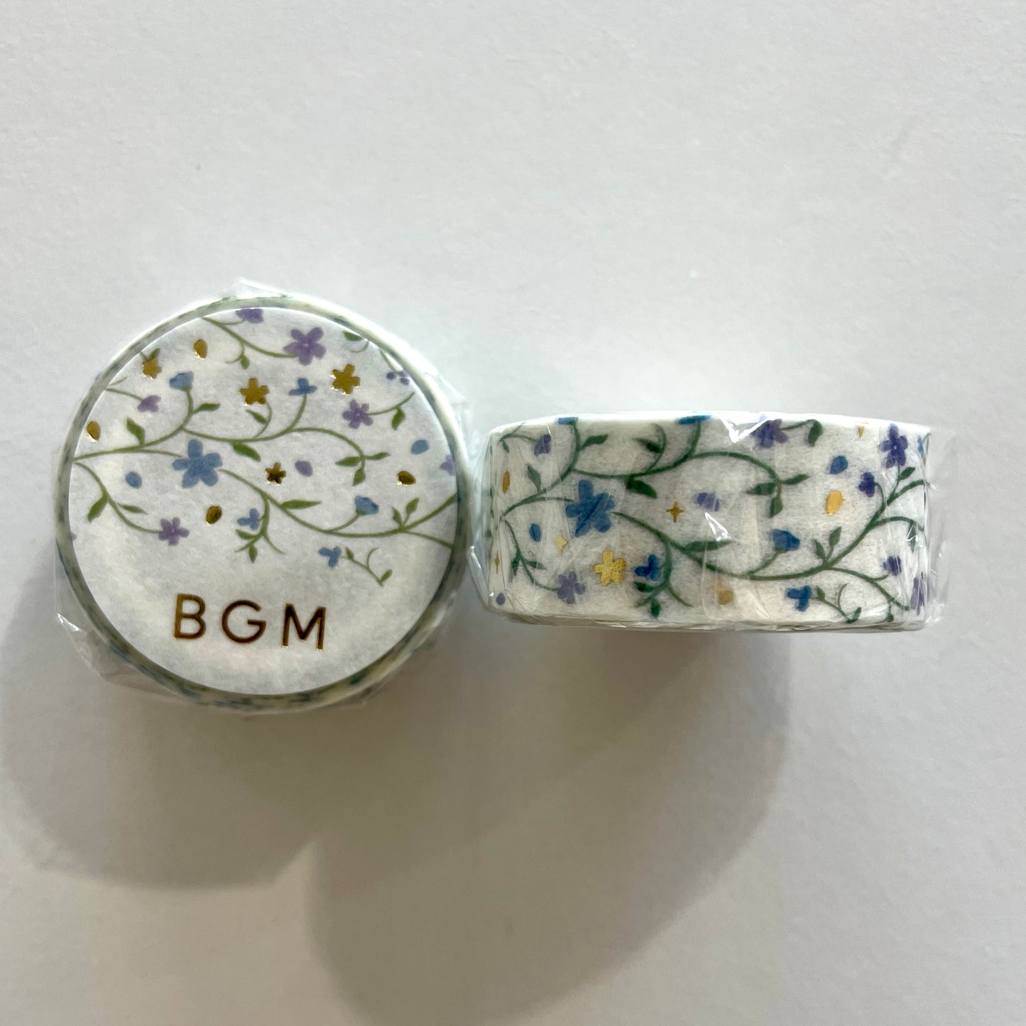 White Floral Washi Tape