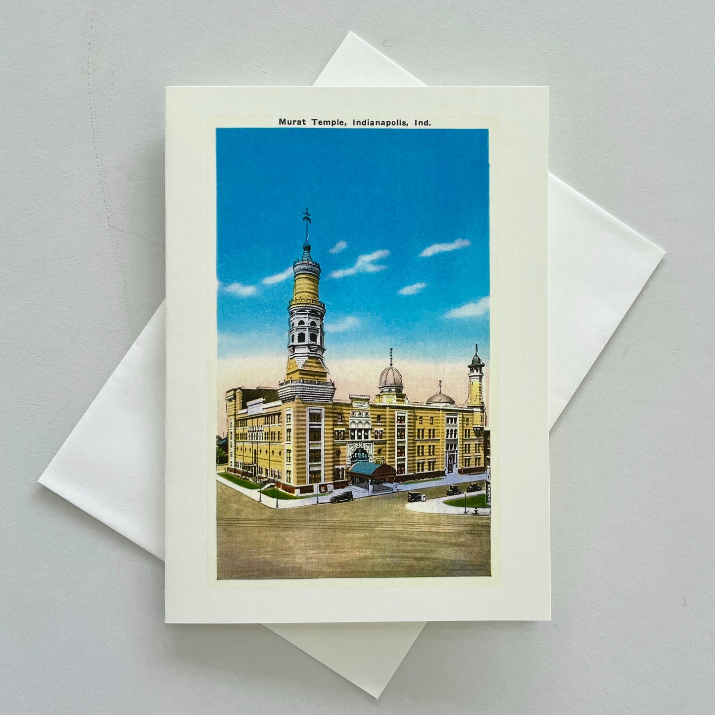 Murat Temple - Vintage Greeting Card