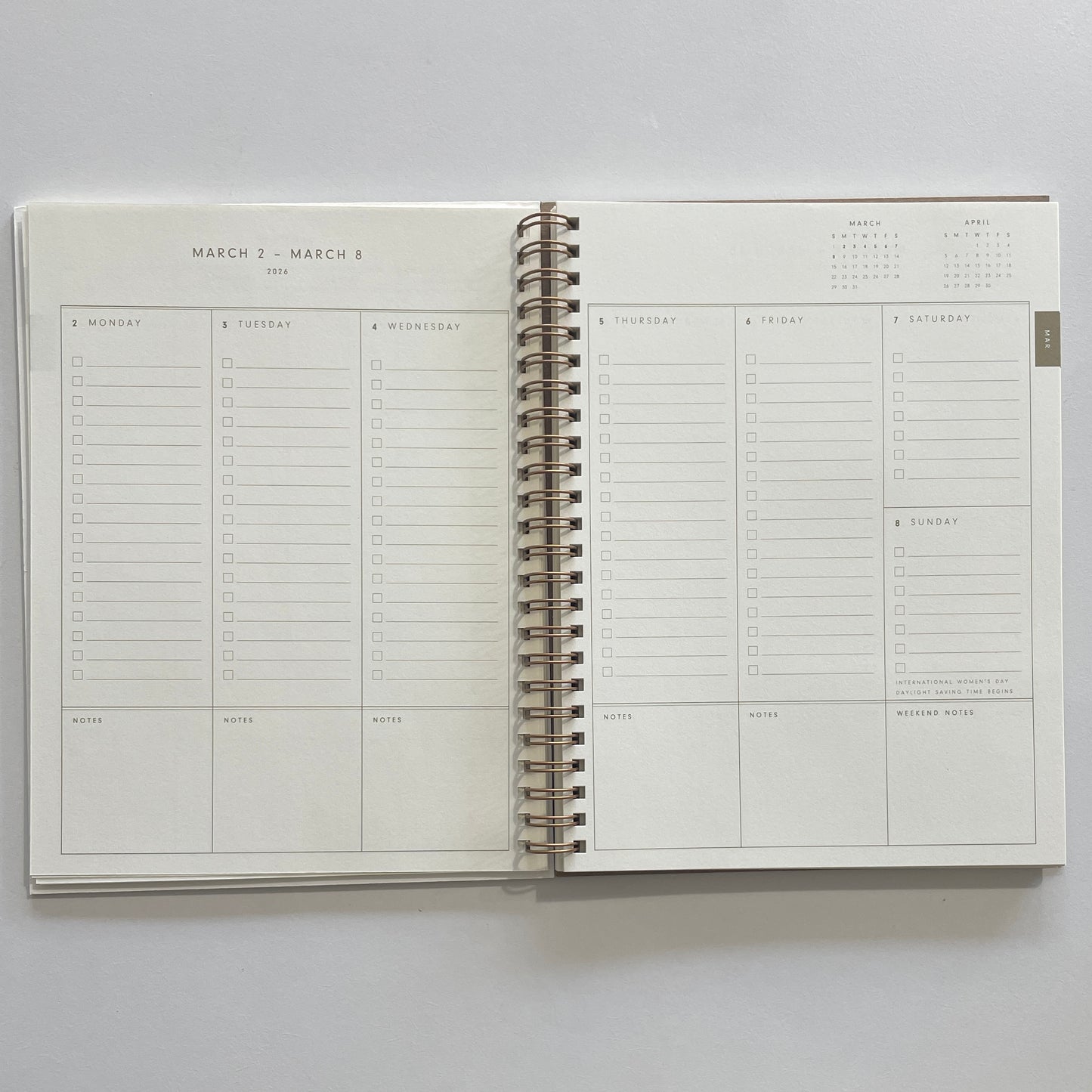 2026 Classic Frame Dated Planner