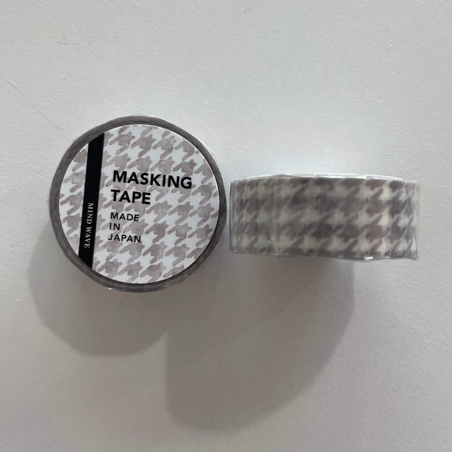 Gray Houndstooth Washi Tape