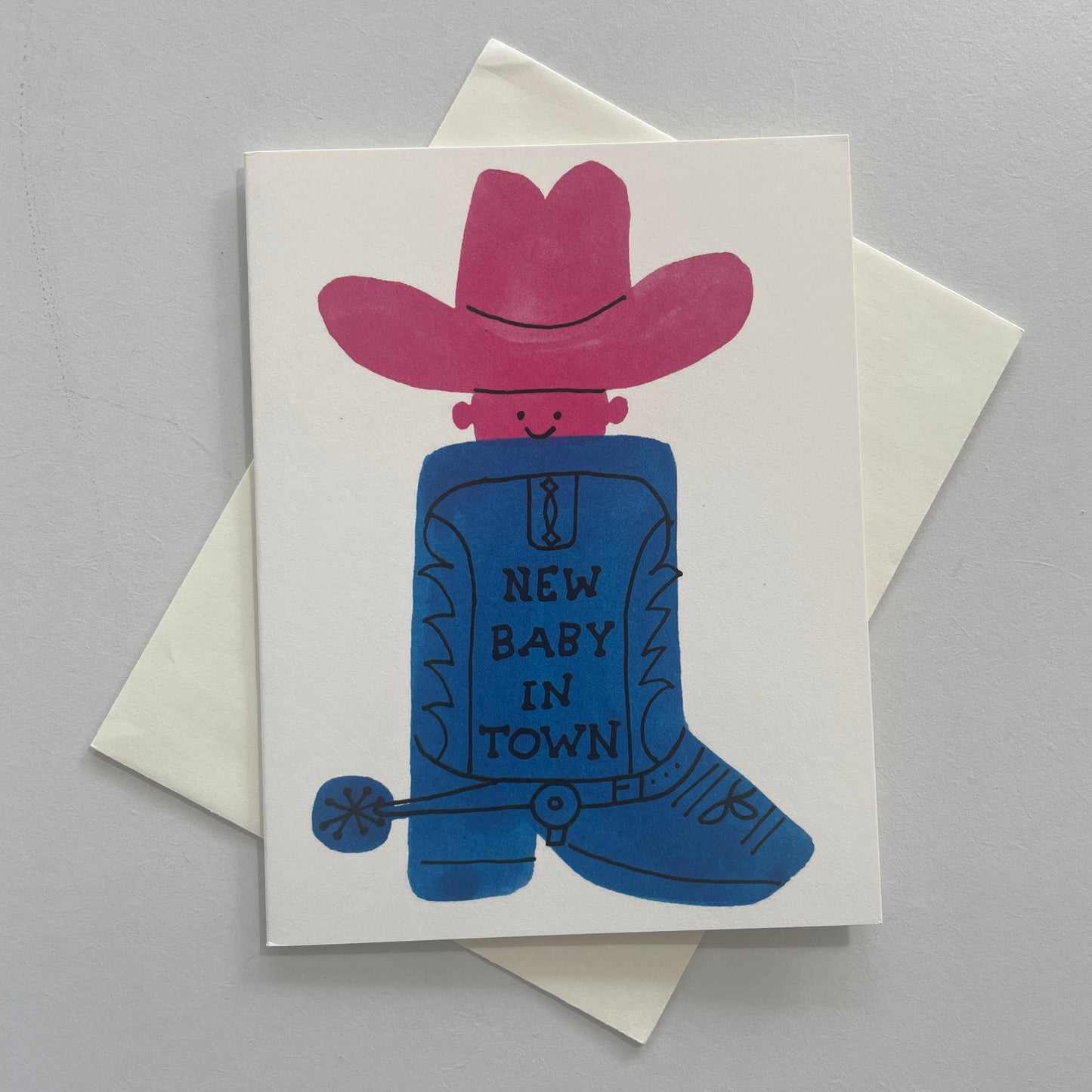 New Baby In Town Greeting Card