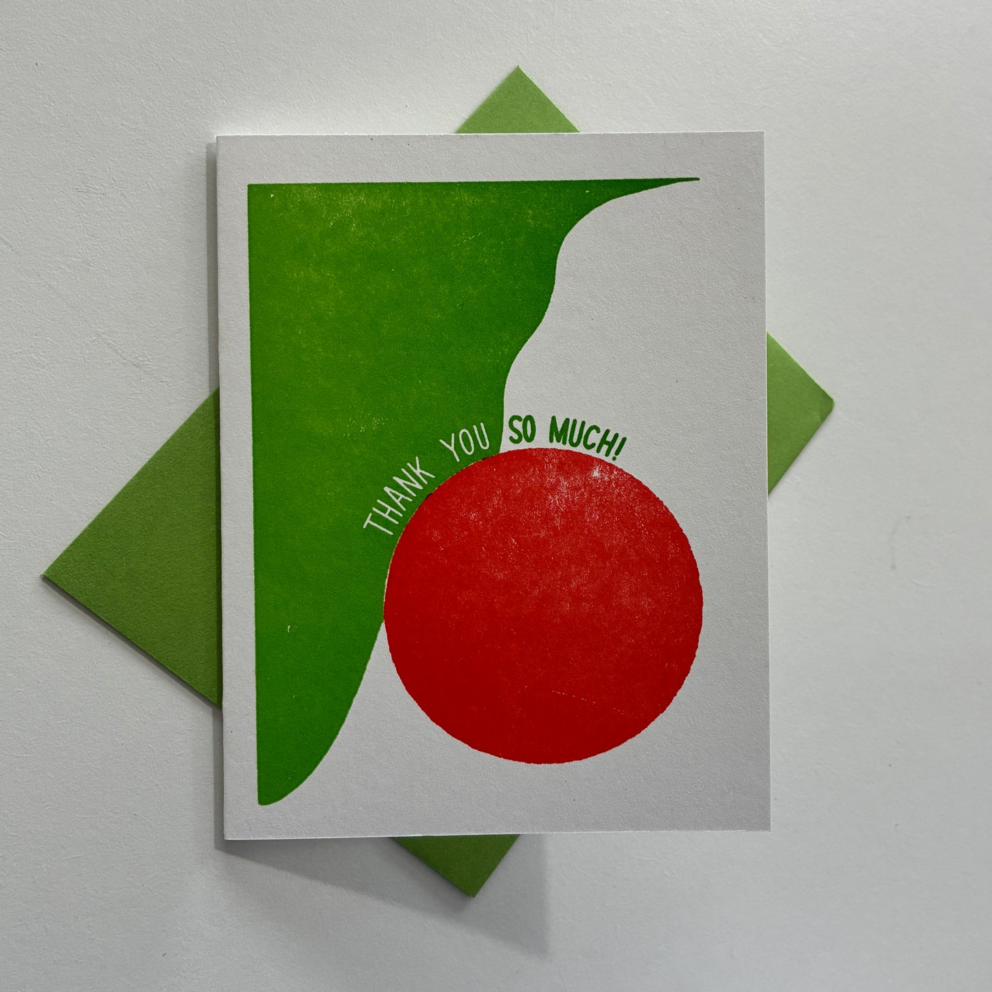 Mod Thank You Letterpress Card