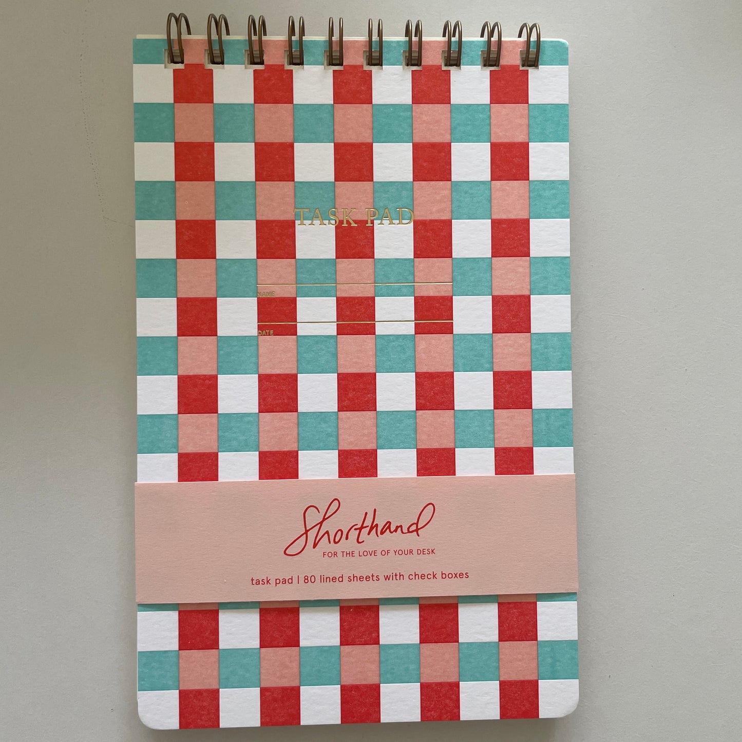 Task Pad Notebook