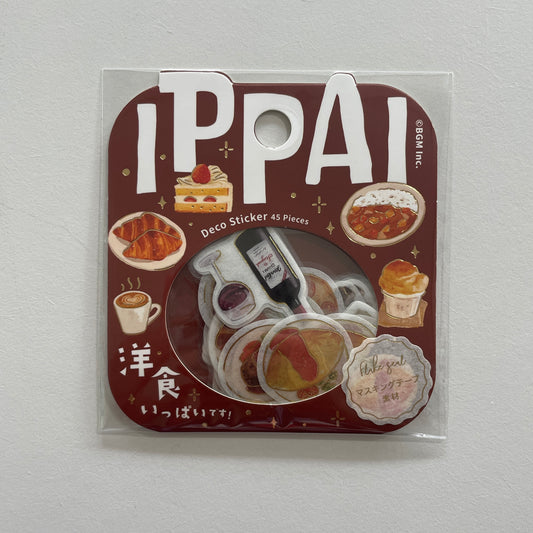 IPPAI Foods Foil Stamped Flake Sticker Pack