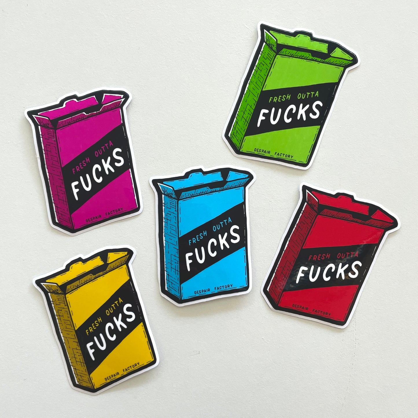 Fresh Outta F*cks Sticker