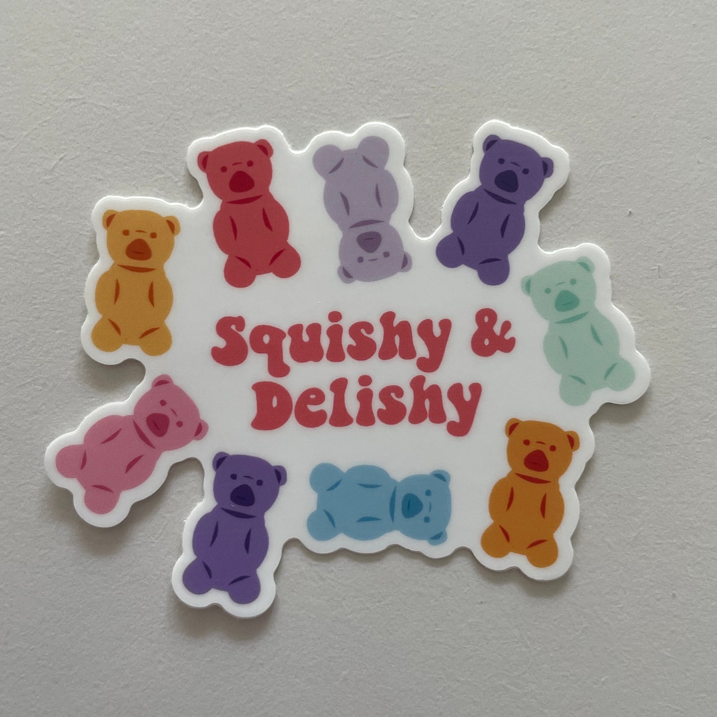 Squishy & Delishy Vinyl Sticker