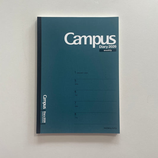 Campus A5 Weekly Horizontal 2026 Planner