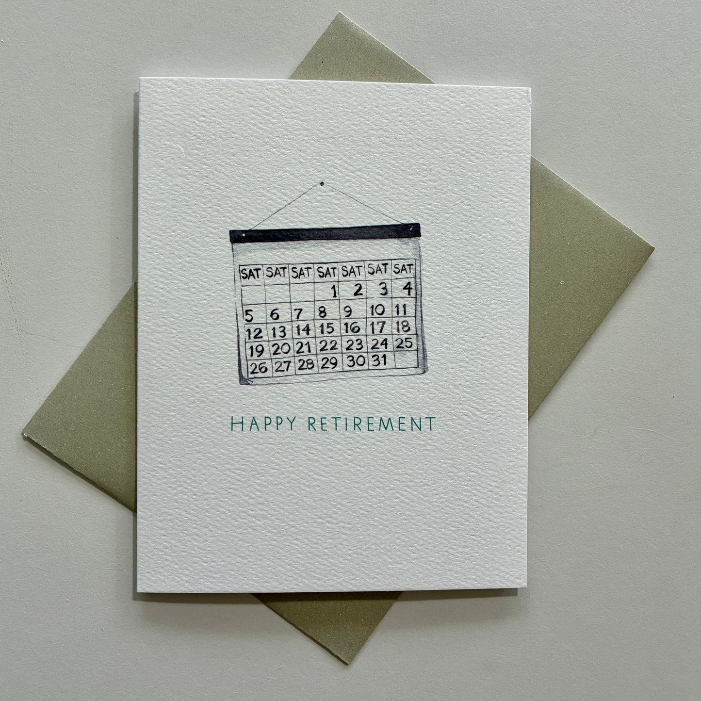 All Saturdays Happy Retirement Card