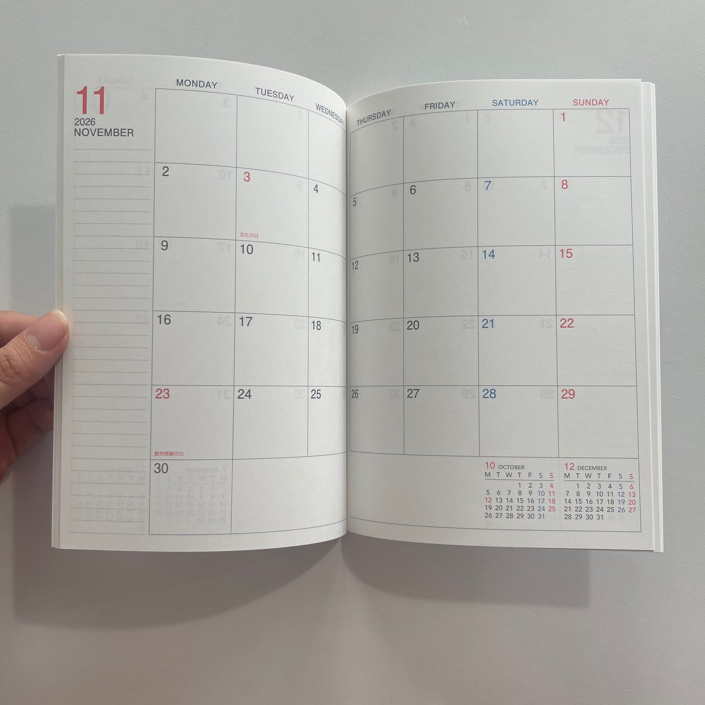 Campus A5 Monthly 2026 Planner