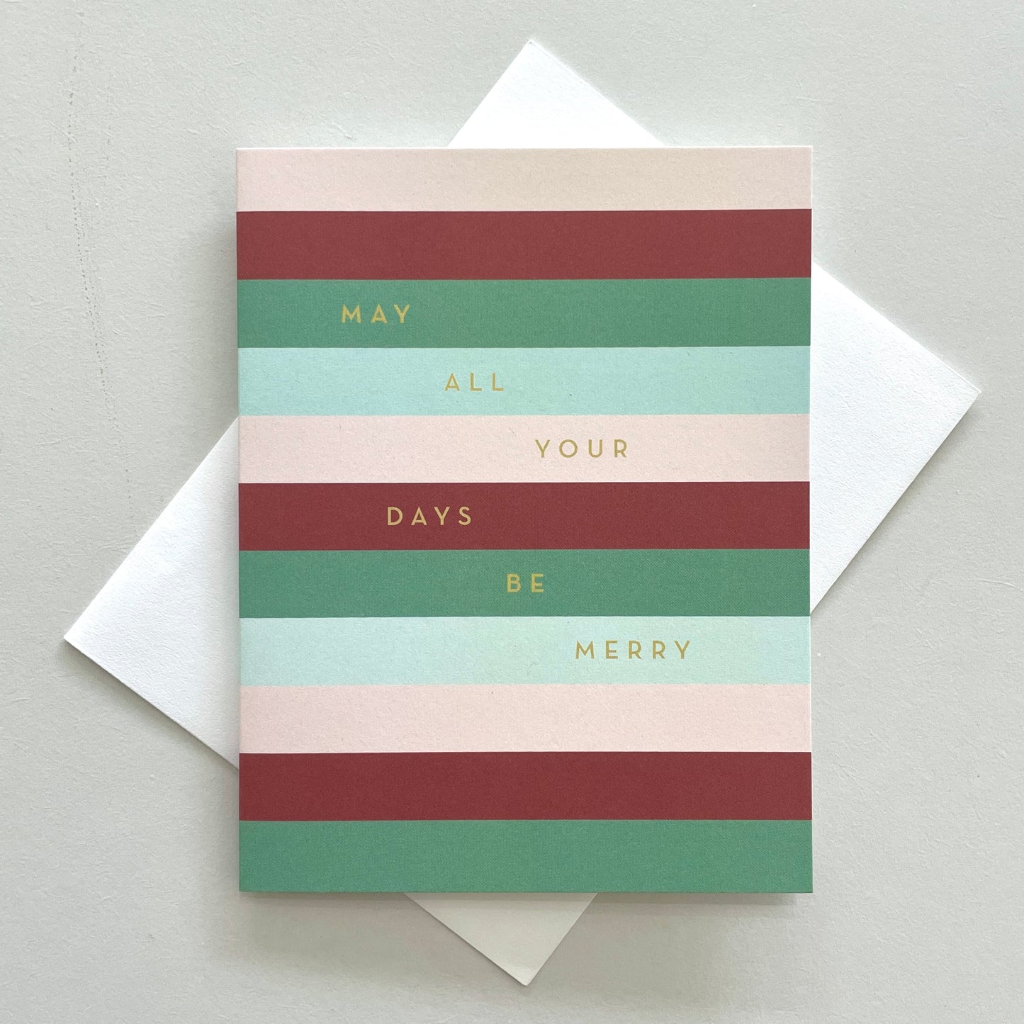 May All Your Days Be Merry Holiday Card