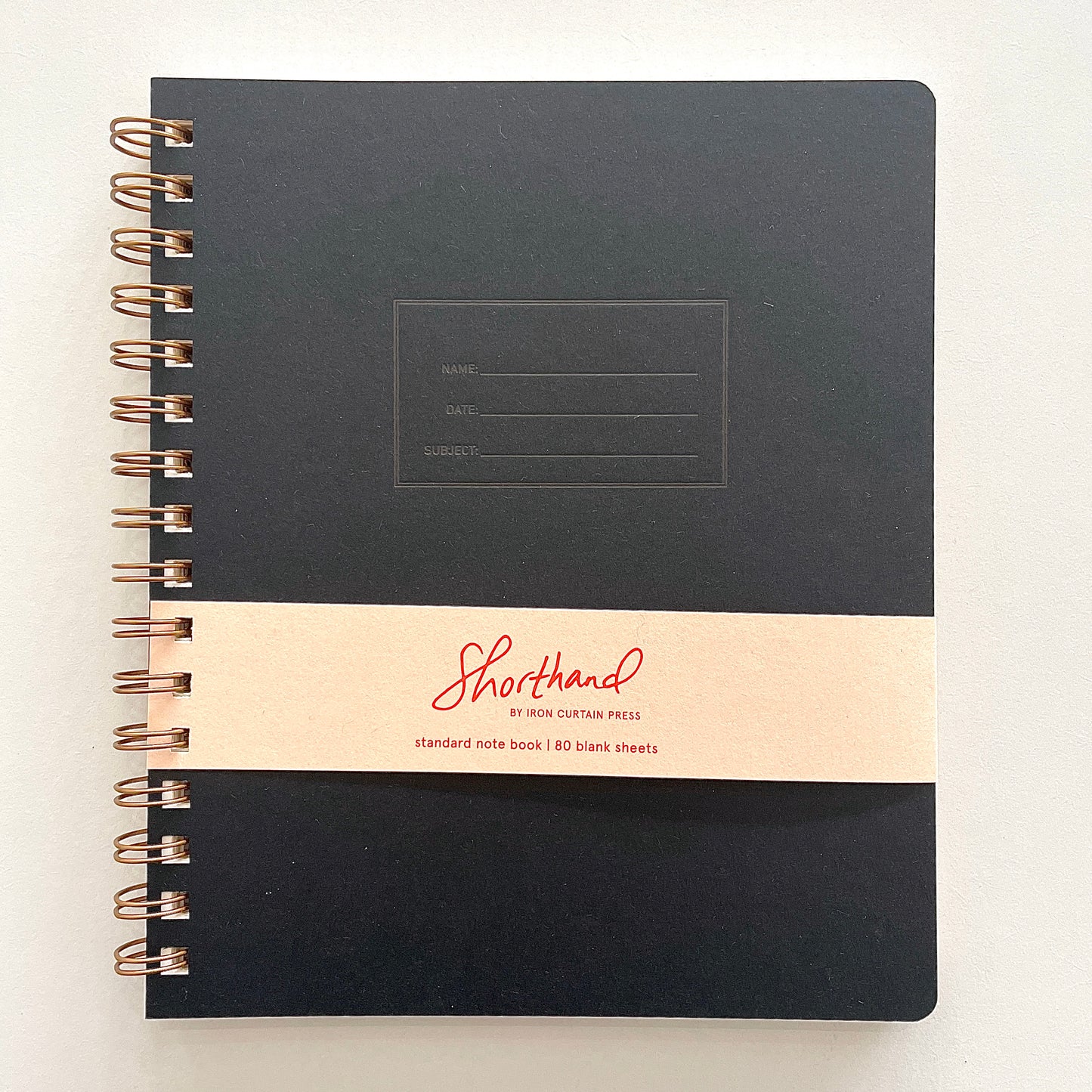 Spiral Sketchbook - Black