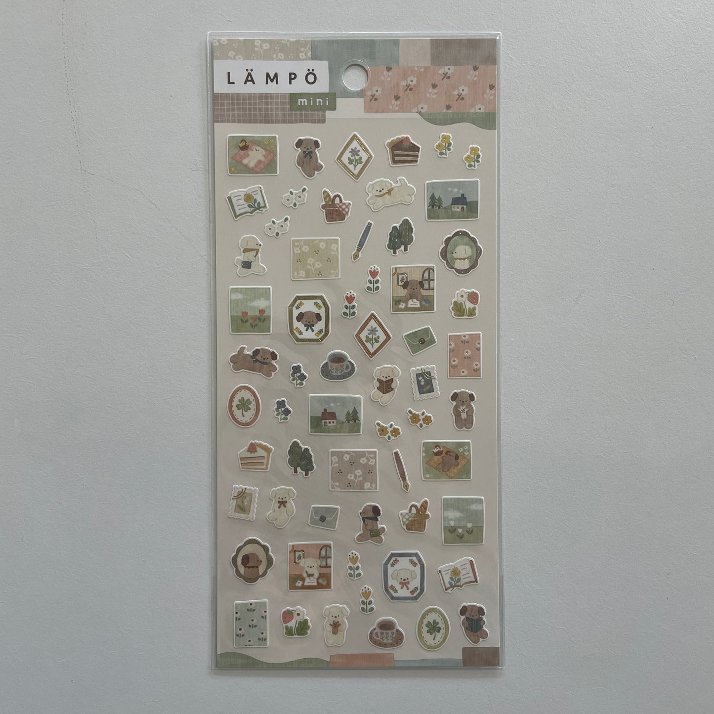 Lampo Dog and Late Afternoon Sticker Sheet