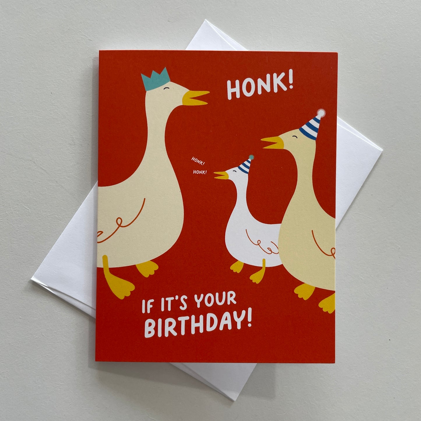 Honk Birthday Card
