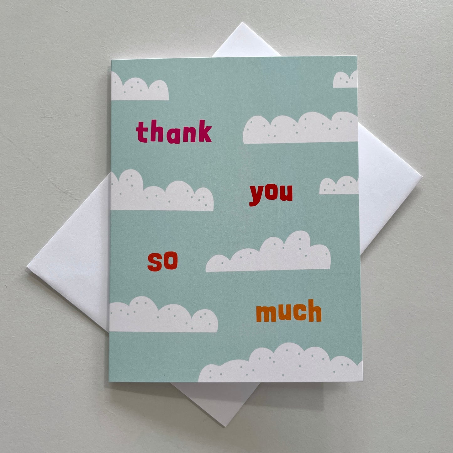 Cloud Thank You Greeting Card