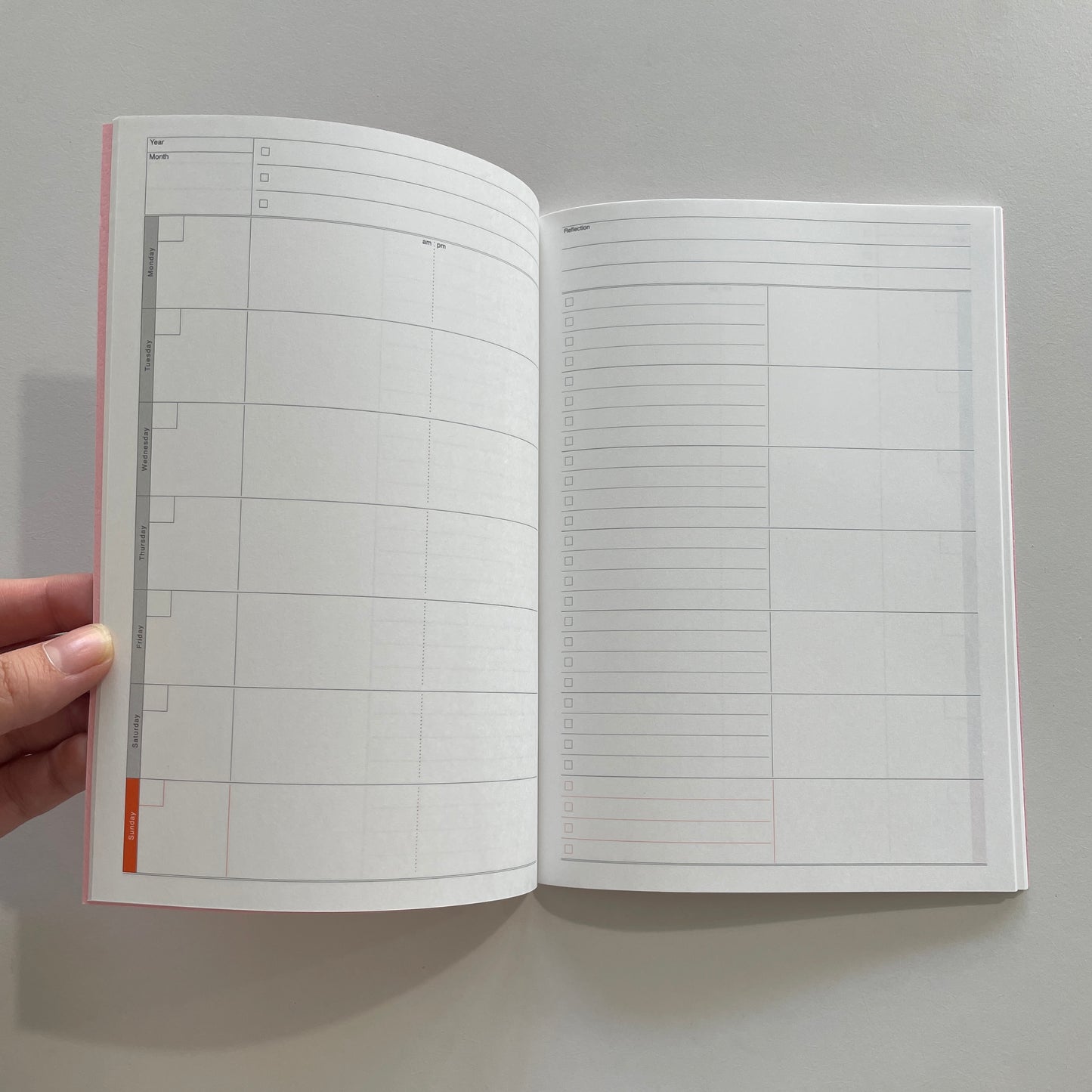 Luddite Weekly Planner Separate Type