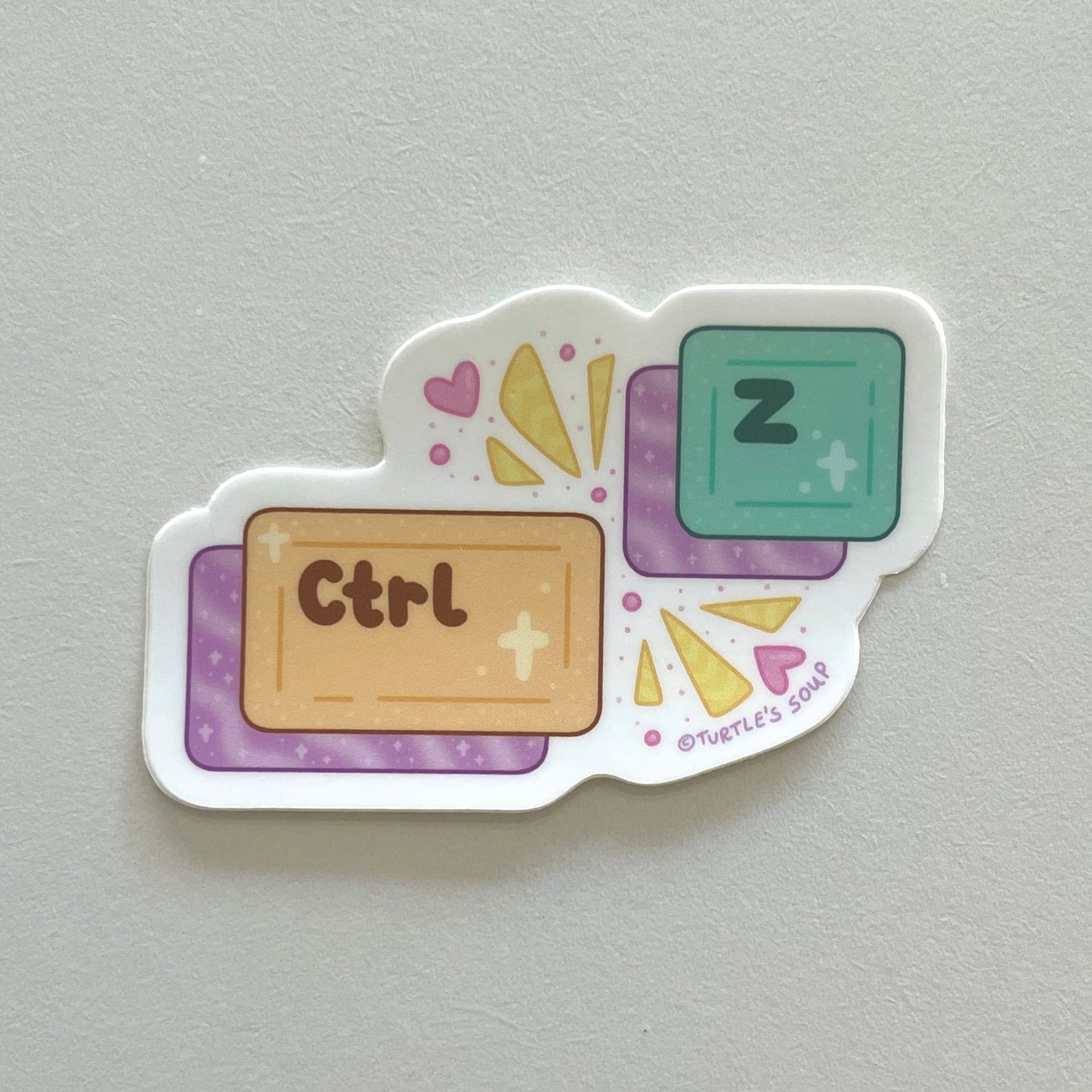 Ctrl Z Digital Artist Vinyl Sticker