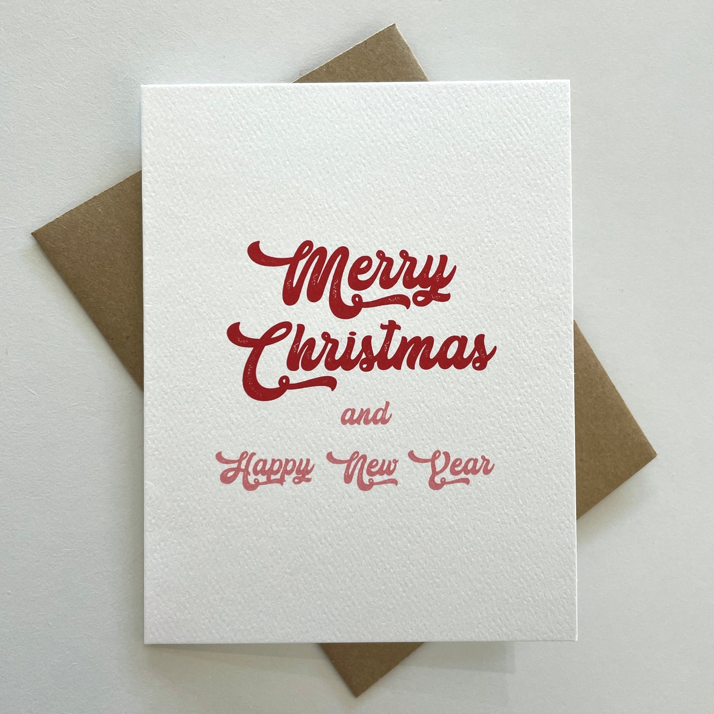 Merry Christmas and Happy New Year Card