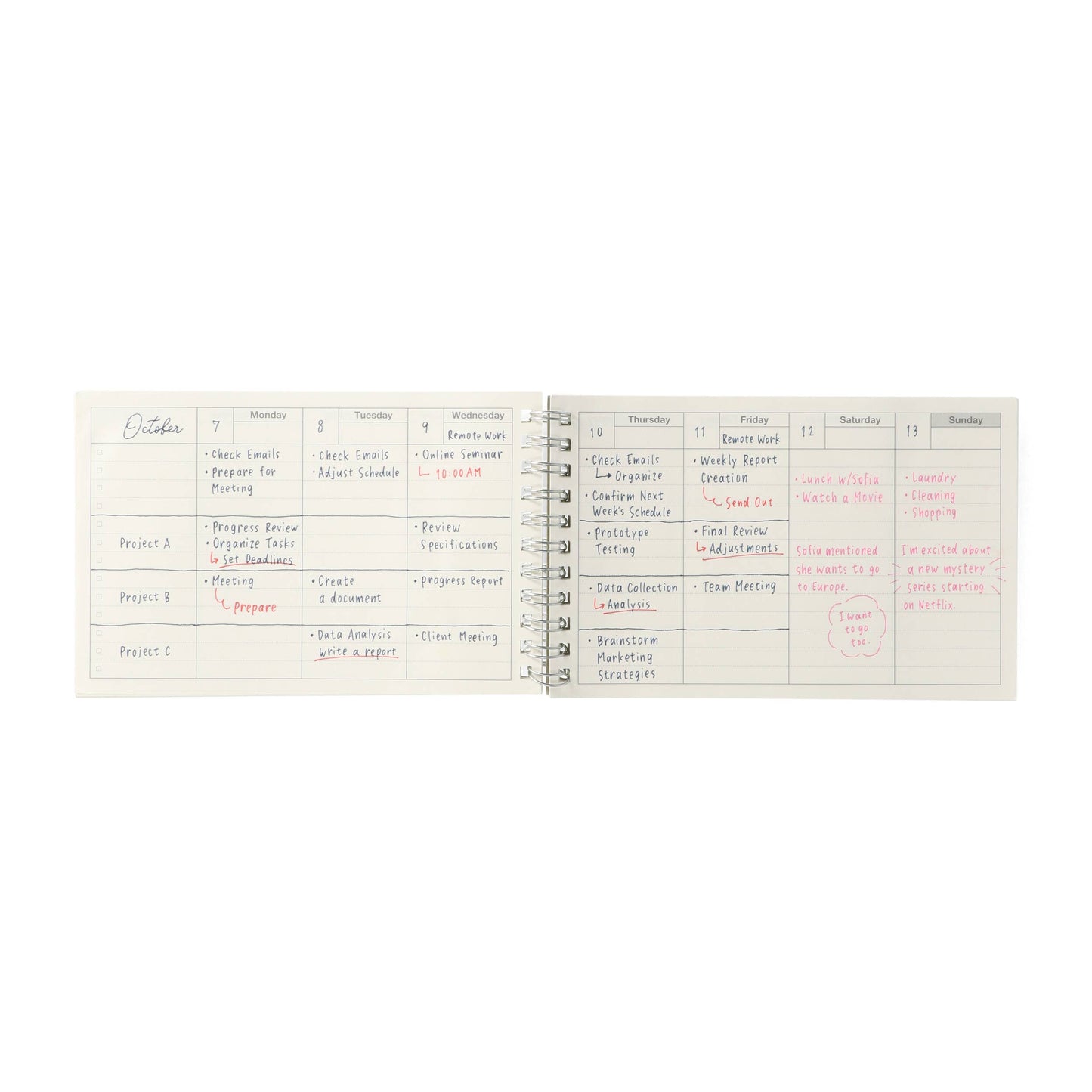 Dayfree Weekly Schedule: Craft