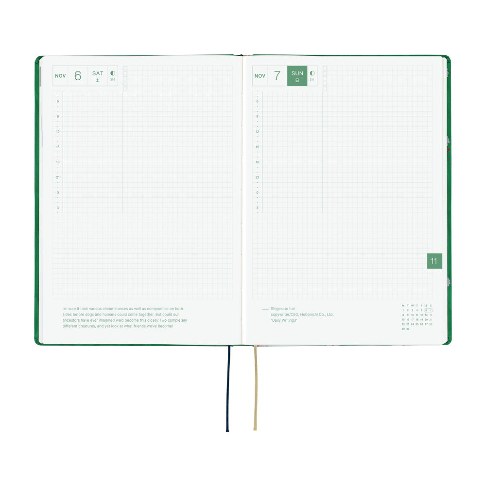 Hobonichi A6 HON: Bow & Tie: Sheep Sheep Sheep