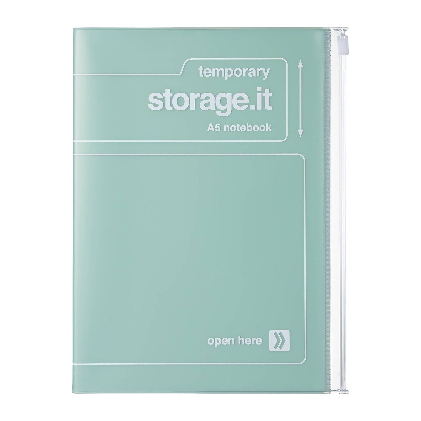 Eco-friendly refillable Notebook A5 / STORAGE.it: Mint