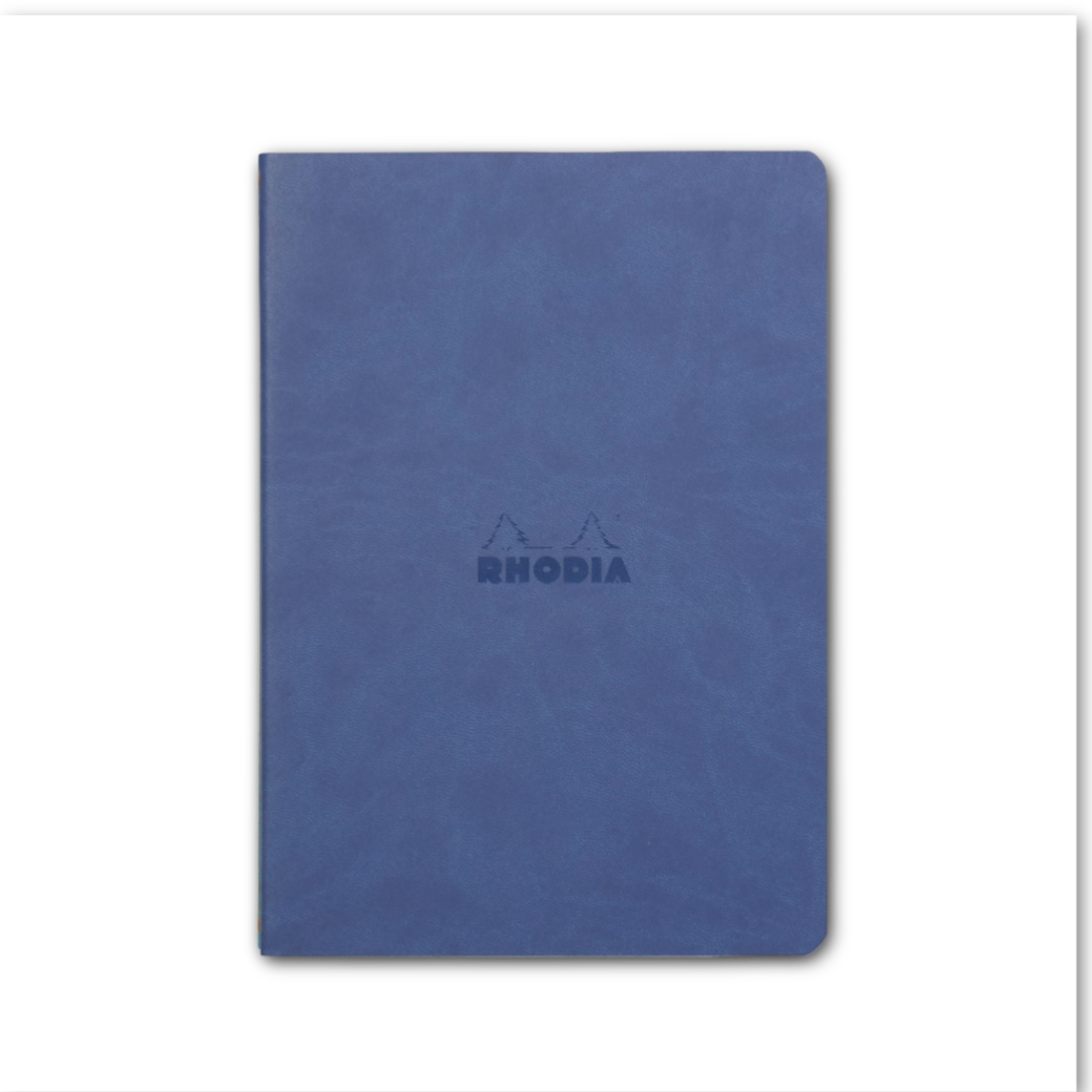 Rhodia Sewn Spine Dot Grid Notebook - A5: TANGERINE