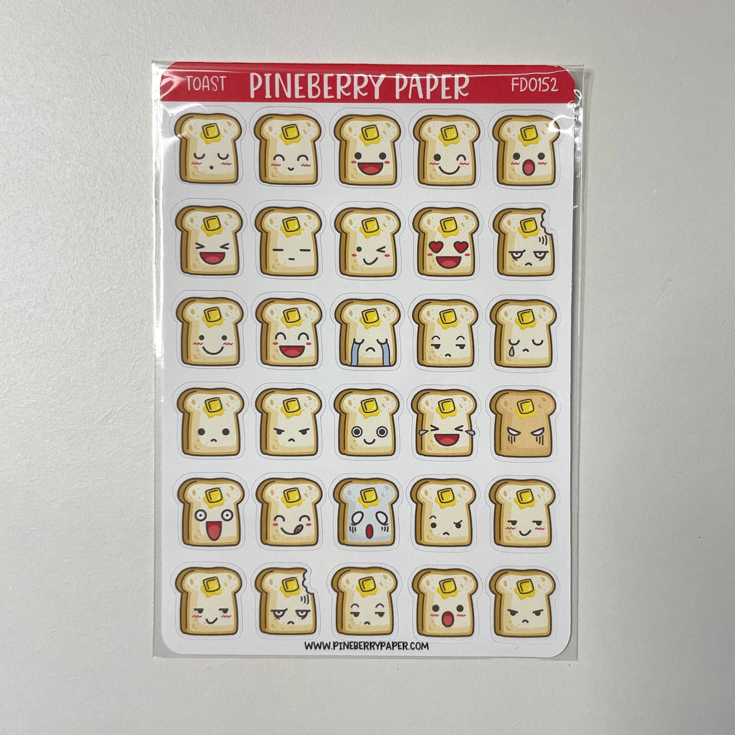 Toast Sticker Sheet