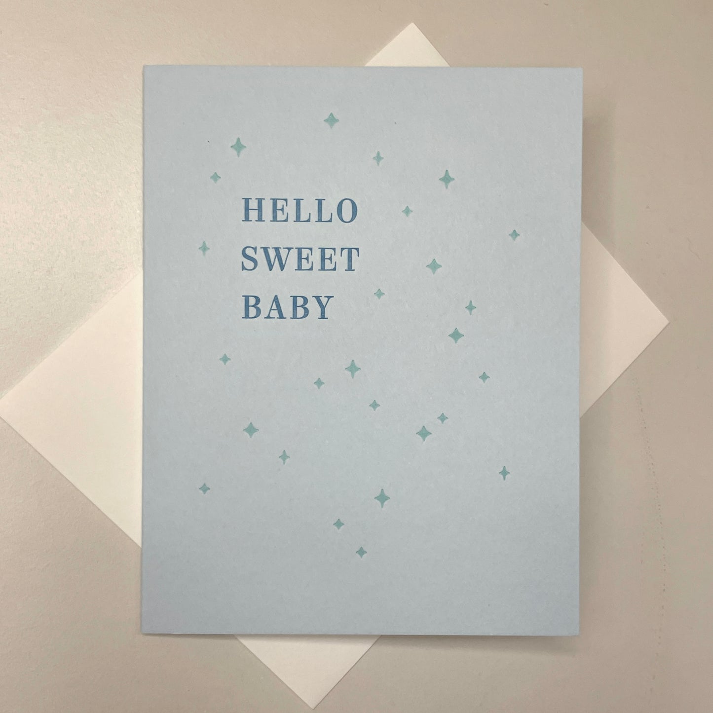 Hello Sweet Baby Greeting Card