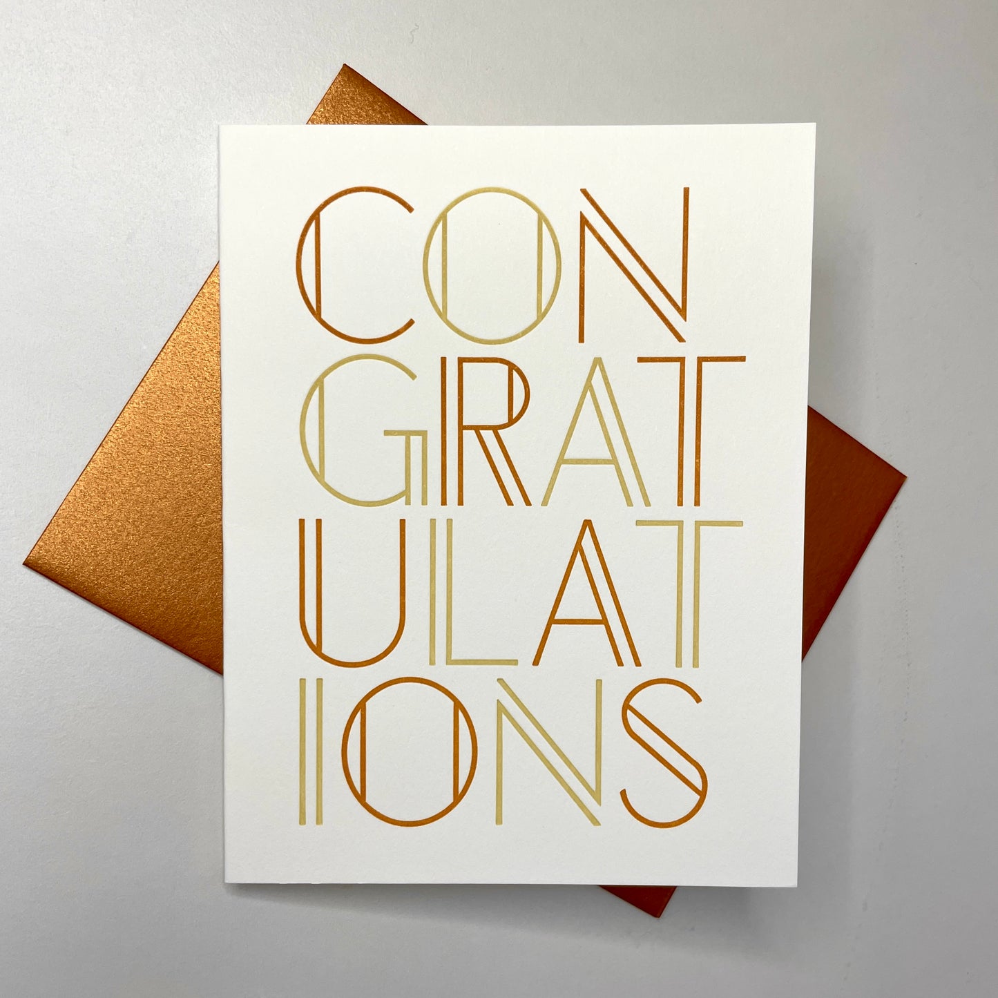 Bold Congratulations Greeting Card