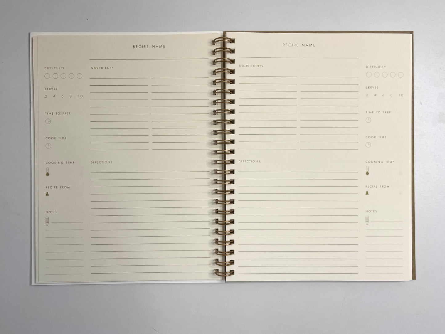 Tried and True Recipes Notebook