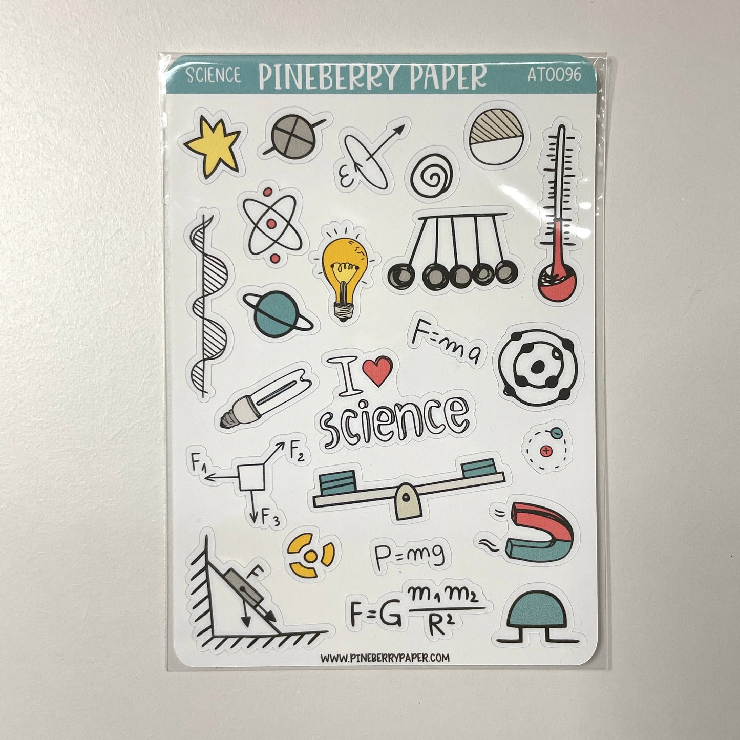 Science Sticker Sheet