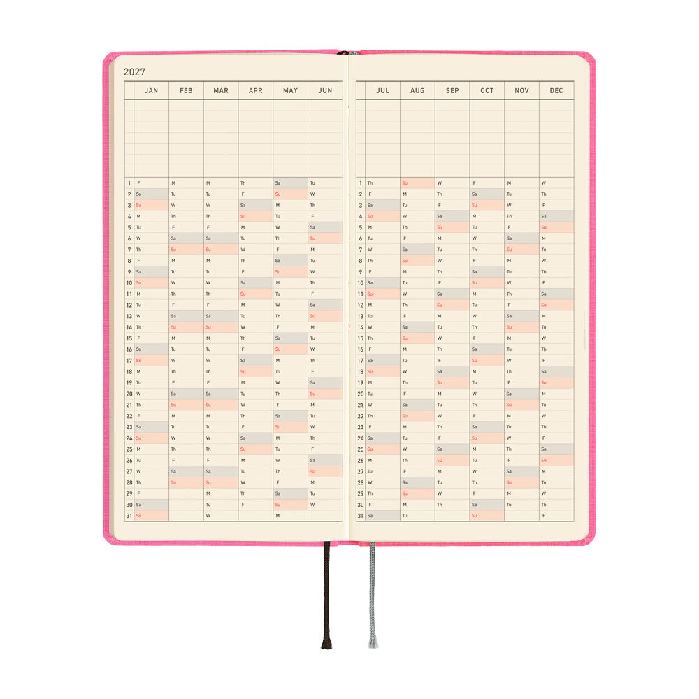 2027 Hobonichi Weeks Pink Sapphire