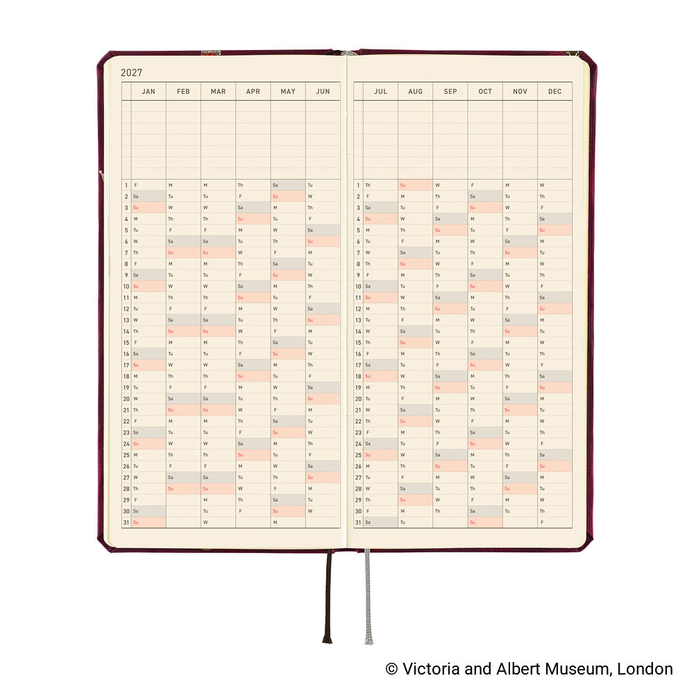 2027 Hobonichi Weeks: V&A Series: Welcome To The V&A