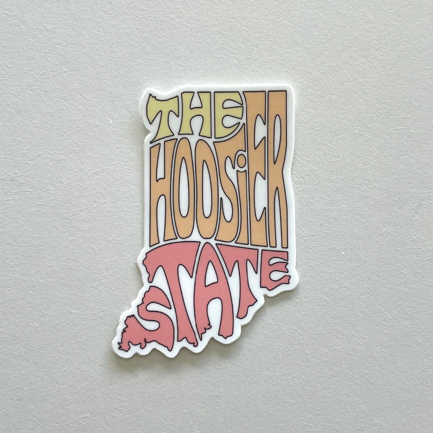 Indiana Hoosier State Sticker