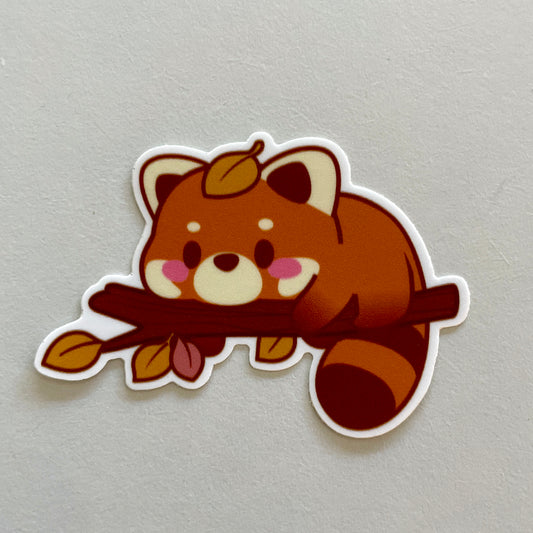 Red Panda Vinyl Sticker