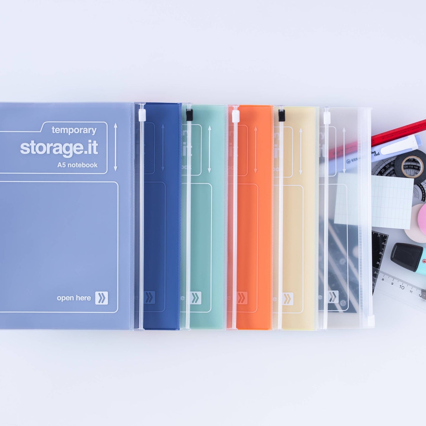 Eco-friendly refillable Notebook A5 / STORAGE.it: Mint